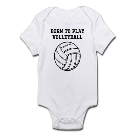 

CafePress - Born To Play Volleyball Infant Bodysuit - Baby Light Bodysuit
