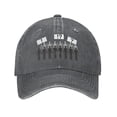 thumbnail image 1 of ZICANCN Adjustable Baseball Cap Women, Demonstration Show Me Hats for Men Adult Washed Cotton Denim Baseball Caps Fashion, Deep Heather, 1 of 8
