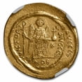 thumbnail image 3 of Byzantine Empire AV Solidus Justinian I 527-65 AD Ch AU NGC S-140, 3 of 3
