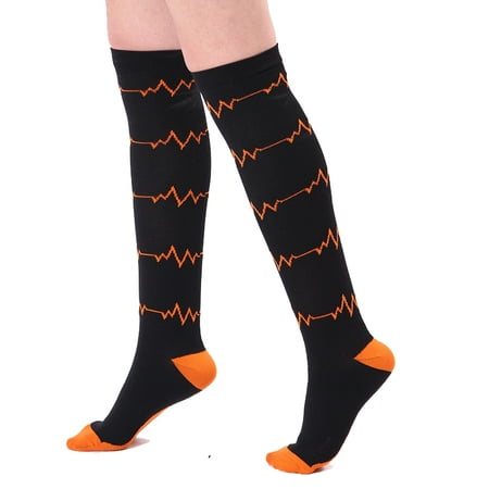Compression Socks for Women Best Stamina Recovery Athletic & Medical Running, Soccer, Edema, Nurses, Varicose Veins, Flight, Travel, Pregnancy, Shin Splints Stockings (#1,