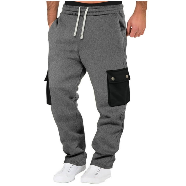 Chandails en Molleton Col Rond pour Hommes Pantalons de Travail pour Activités Décontractées Extérieures