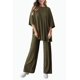 thumbnail image 5 of Conjunto de Chándal PRETTYGARDEN de Dos Piezas para Mujer Verde Militar Talla L, 5 of 7