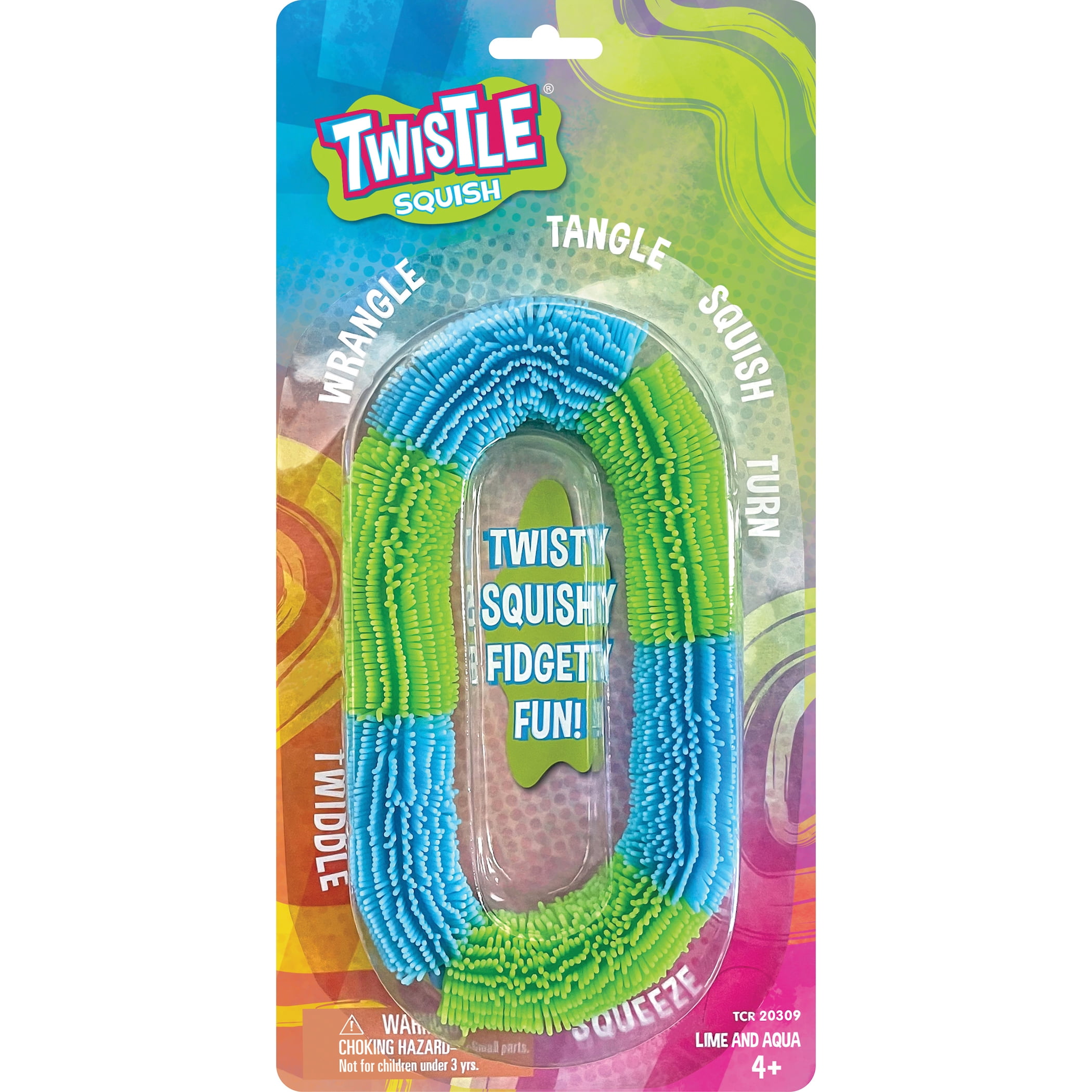 Teacher Created Resources Twistle Squish, Aqua & Lime, Pack of 2