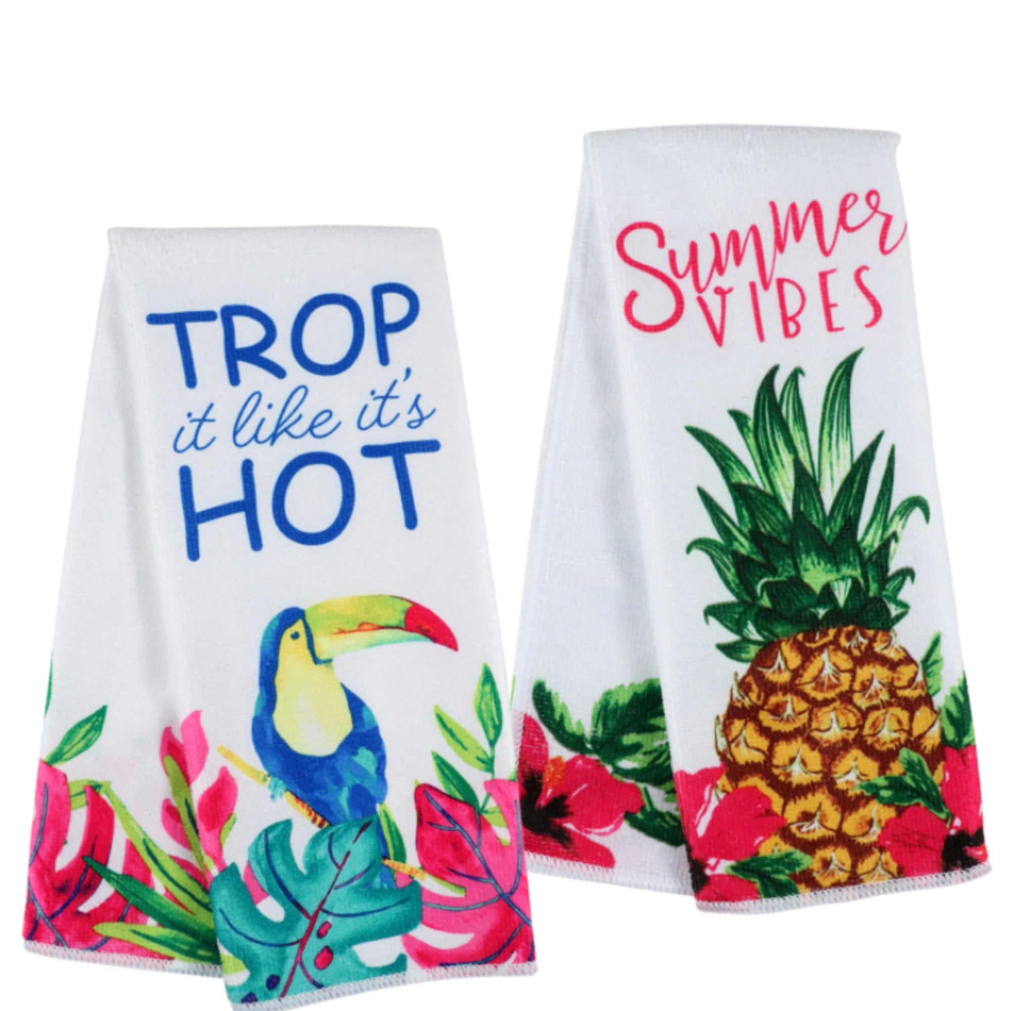 Coastal Sentiments Kitchen Towels 15x25in Soft Ultra Absorbent ...