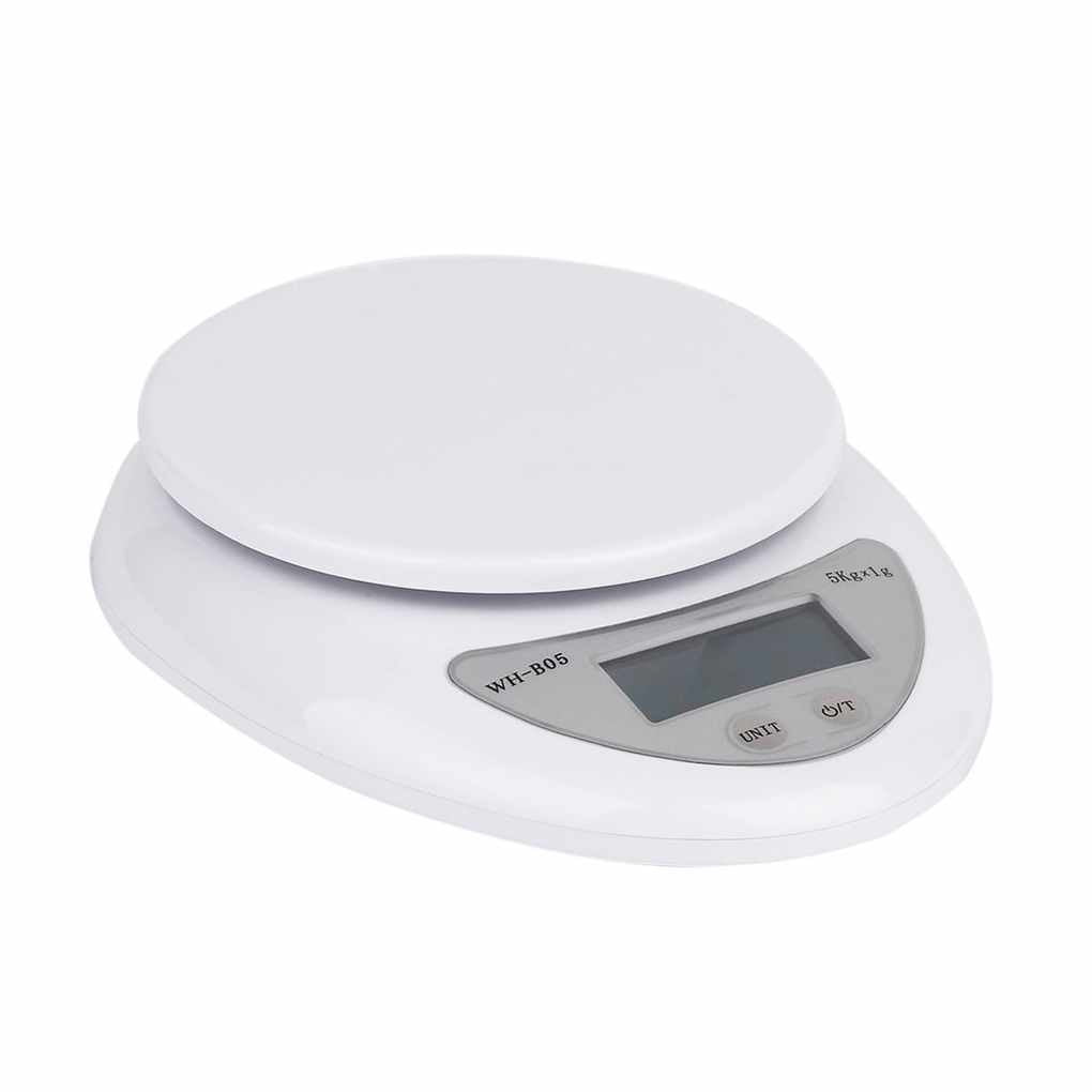 Digital Kitchen Scale 5000g/1g Multi-units,2 AAA batteries included 
