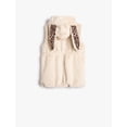 thumbnail image 2 of Plush Hooded Vest Zipper, 2 of 3
