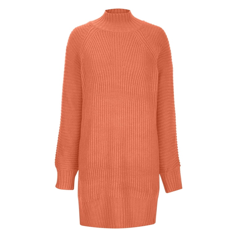 orange long sleeve homecoming dress Ever-Pretty Round Neckline Long Sleeve Empire Waist Chiffon Formal Dress
