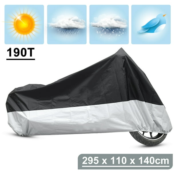 XXXL 190T Motorcycle Cover Outdoor heavy duty For Harley Davidson