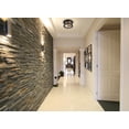 thumbnail image 2 of 2 Light Flush Mount In Seaside Style 11 Inches Wide By 5.5 Inches High-Heritage Brass Finish Z-Lite 727F10-Hbr, 2 of 7