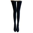 thumbnail image 1 of Medias de invierno de moda para mujer, pantimedias elásticas sin costuras, mallas térmicas cálidas, prendas de vestir, pantalones portátiles Negro BLESIY pantimedias mujer, 1 of 6