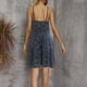 thumbnail image 4 of Vestido de mujer de moda casual de cintura media sin mangas con estampado de flores Slim Fit Strap Maxi Sexy tirantes vestido Pompotops  qyievc1191, 4 of 8