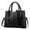Black, variant on Handbag for Women Roomy Fashion Womens Ladies Purse Satchel Shoulder Tote Leather Tote Bag