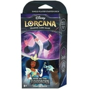 Ravensburger Disney Lorcana: Rise of The Floodborn TCG Starter Deck Amethyst & Steel for Ages 8 and Up