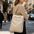 thumbnail image 5 of HOZVOMI Tablet Nylon Bag, Women Commute Shoulder Bag Large Capacity Handheld Handbag Student Daily Class Crossbody Messenger Bag, 5 of 7