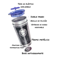 thumbnail image 2 of Termos Vasos Con Tapa Black Panther Marvel Wakanda Forever Color Negro, 2 of 3