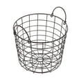 thumbnail image 2 of AMLESO Iron Storage Basket Container Laundry Iron Basket for Cabinet Closet Kitchen Coffee, 2 of 8