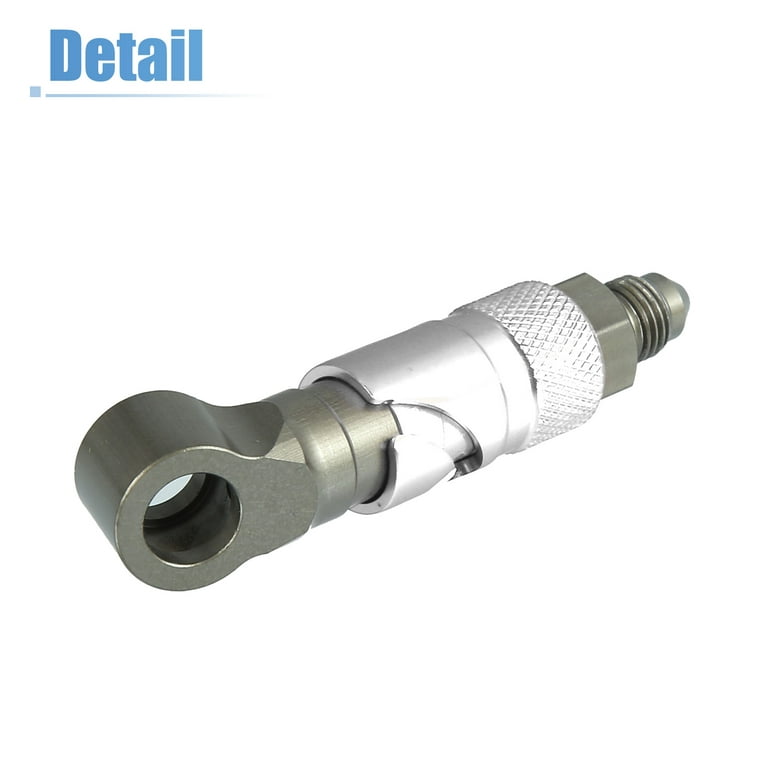 Unique Bargains AN3 3AN Car Quick Release Disconnect Dry Break Coupling Fitting Connector for Brake Hose Silver Tone Universal, Size: 2.99x0.63(Large*D), Beige