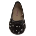thumbnail image 5 of Kensie Girl Little Kids Ballerinas, Star Black, 11, 5 of 8