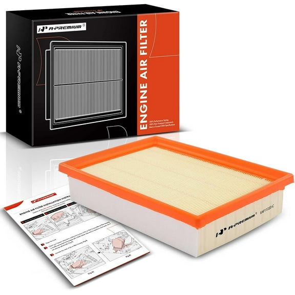 A-Premium Engine Air Filter Compatible with Chevrolet Sonic 2012-2020, 1.4L 1.8L, Flexible Panel, Replace# 96950990