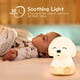 thumbnail image 2 of Luz de noche para habitación infantil, luz de noche para niñas, regalos para bebés y niños pequeños, lindas luces de noche de cachorros, lámparas de silicona blandas, guardería suave, recargable, 2 of 5