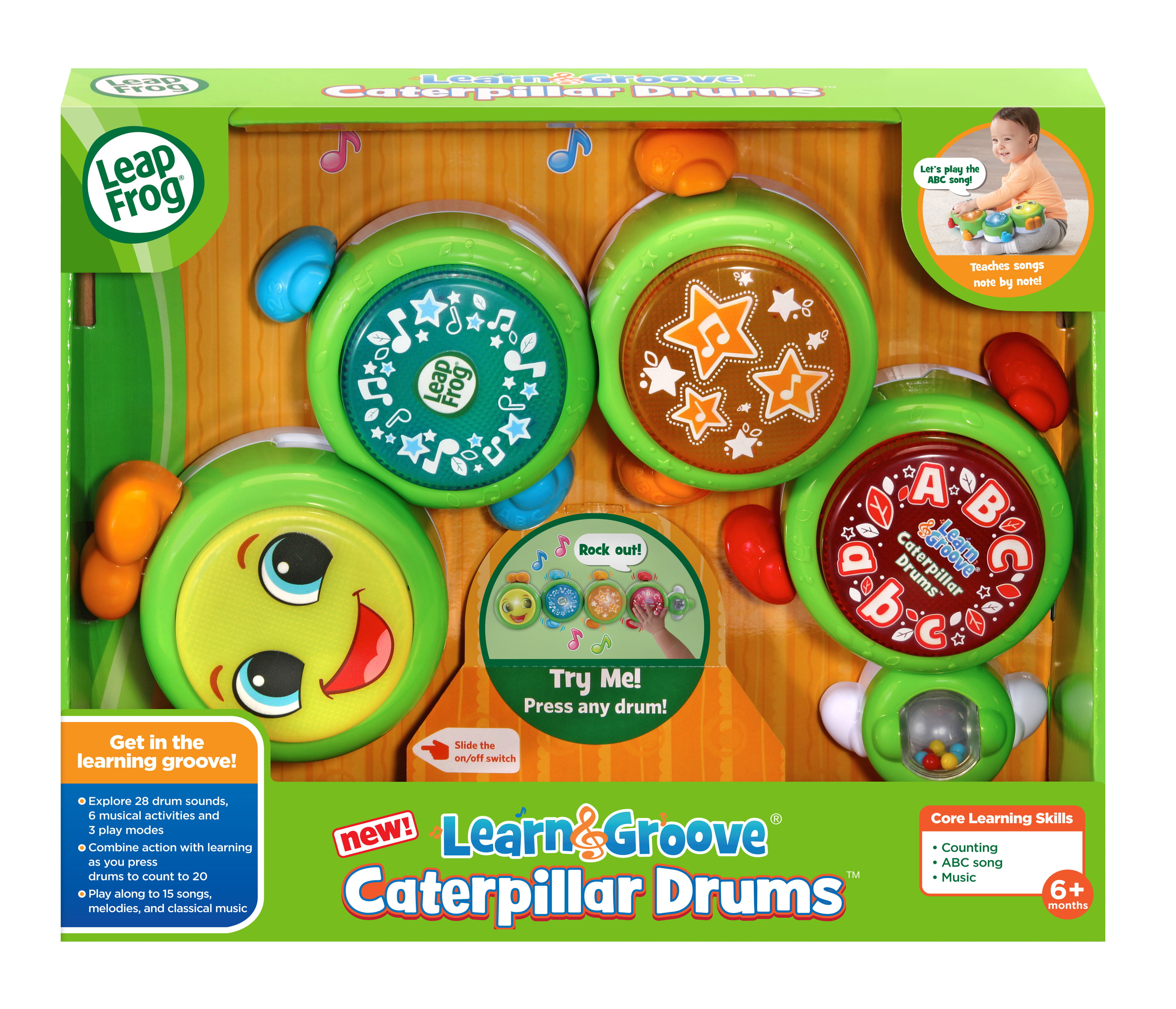 leapfrog learn & groove alphabet drum