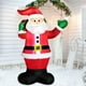 thumbnail image 5 of Decoración navideña inflable de Papá de 1,83 m (6 pies) para jardín o exteriores con luces LED incorporadas., 5 of 9