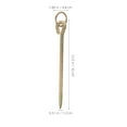 thumbnail image 2 of WEUVEB Dog Run Stake Golden Iron for Camping 1Set, 2 of 7