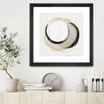 thumbnail image 3 of Giant Art 36x36 Ring of Gold I Matted and Framed in White, 3 of 3