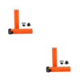 thumbnail image 3 of Grips de manillar Wosthever Componente Antideslizante Naranja 2Conjunto, 3 of 6