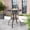 Antique Bronze, variant on SOCIALCOMFY Outdoor Cast Aluminum Bar Table, 35.4" Patio Bar Height Table with 2" Umbrella Hole, All Weather High Top Bistro Round Dining Table for Outside Deck Porch Balcony Poolside, Dark Bronze
