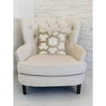 thumbnail image 2 of Plutus Linked Charisma Pillow in Beige and Brown Tones 18"L x18"W, 2 of 3