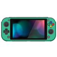 thumbnail image 4 of PlayVital Glossy Chameleon Green Purple Protective Case for Nintendo Switch Lite, Hard Cover Protector for Nintendo Switch Lite - 1 x Black Border Tempered Glass Screen Protector Included…, 4 of 8