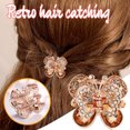 thumbnail image 1 of LLQkigsxse Pinces à Cheveux Tortue Barrettes Rares Strass Pince Nœud Cheveux pour Fille Femmes, 1 of 3