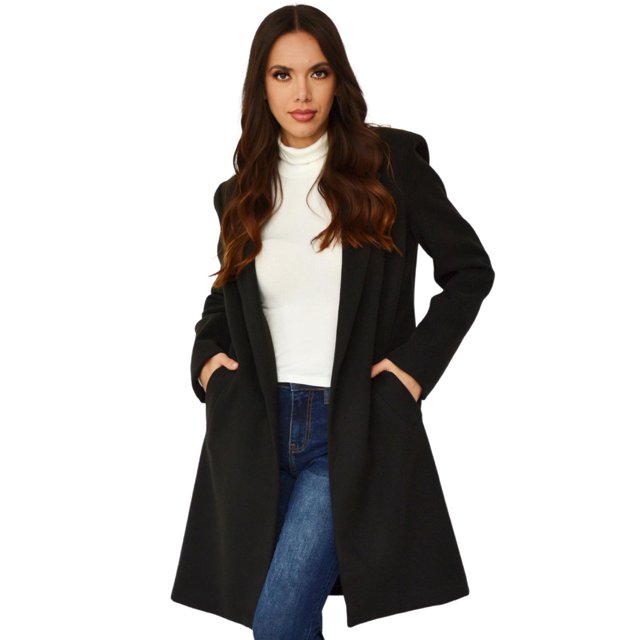 Abrigo semi formal Roman Fashion, 2103 (Negro) negro M Roman Fashion AB-ELY-2103-NEGRO-ALL