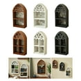 thumbnail image 2 of YIEMEEN Artistic Wood Wall Shelf French Quatrefoils Precise Carveds Decorative Display, 2 of 18