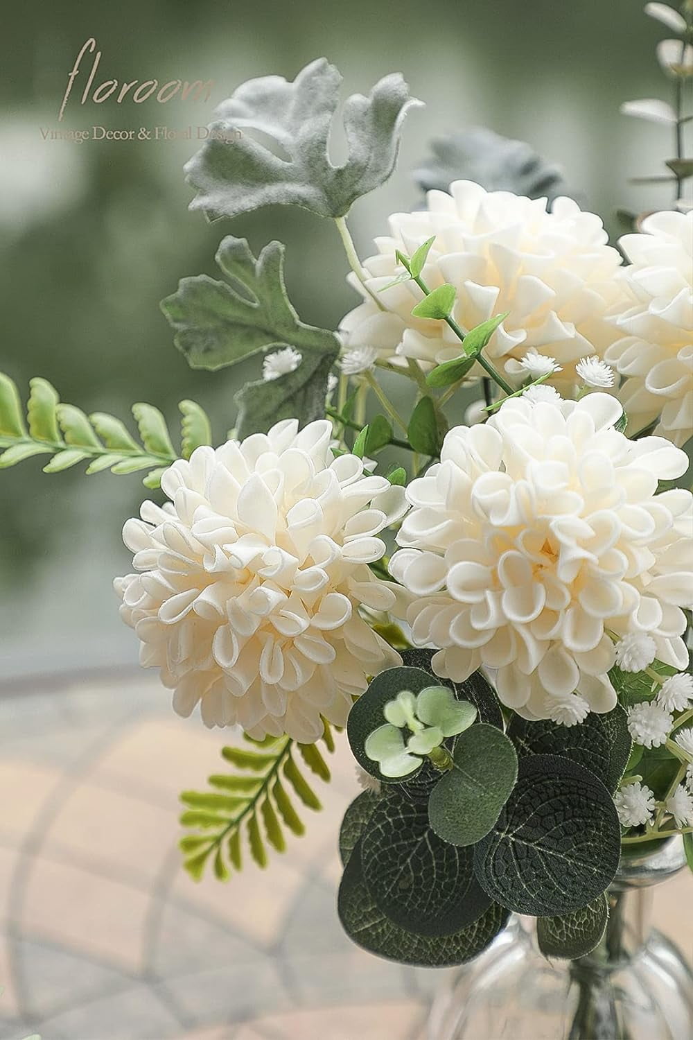 Artificial Dahlia Flowers 25pcs Real Looking Navy Blue Foam Fake Roses with Stems for DIY Wedding Bouquets Bridal Shower Centerpieces Floral Arrangements Party Tables Home Decoration