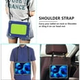 thumbnail image 4 of FIEWESEY for iPad 10th Generation 10.9 inch Tablet Case,Shoulder Strap Soft Silicone&Hard Back Shockproof Kids Friendly Case for 10.9 inch iPad 10th Generation+Screen Protector (Navy/Green,2 Pcs), 4 of 6