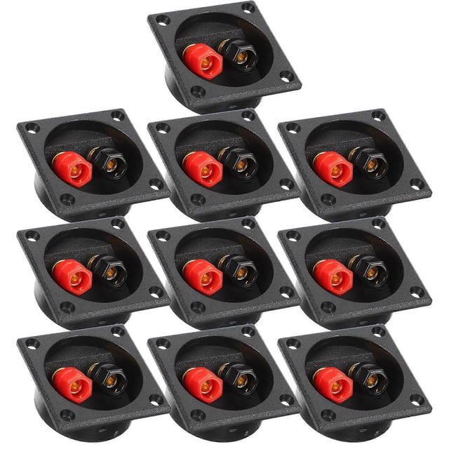 10Pcs Professional Speaker Box Connectors Terminal for Car Subwoofer Box Binding Post