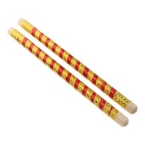 Hytrove 2Pcs Multi Color Dandiya Sticks for Beginners and Drumming Enthusiasts