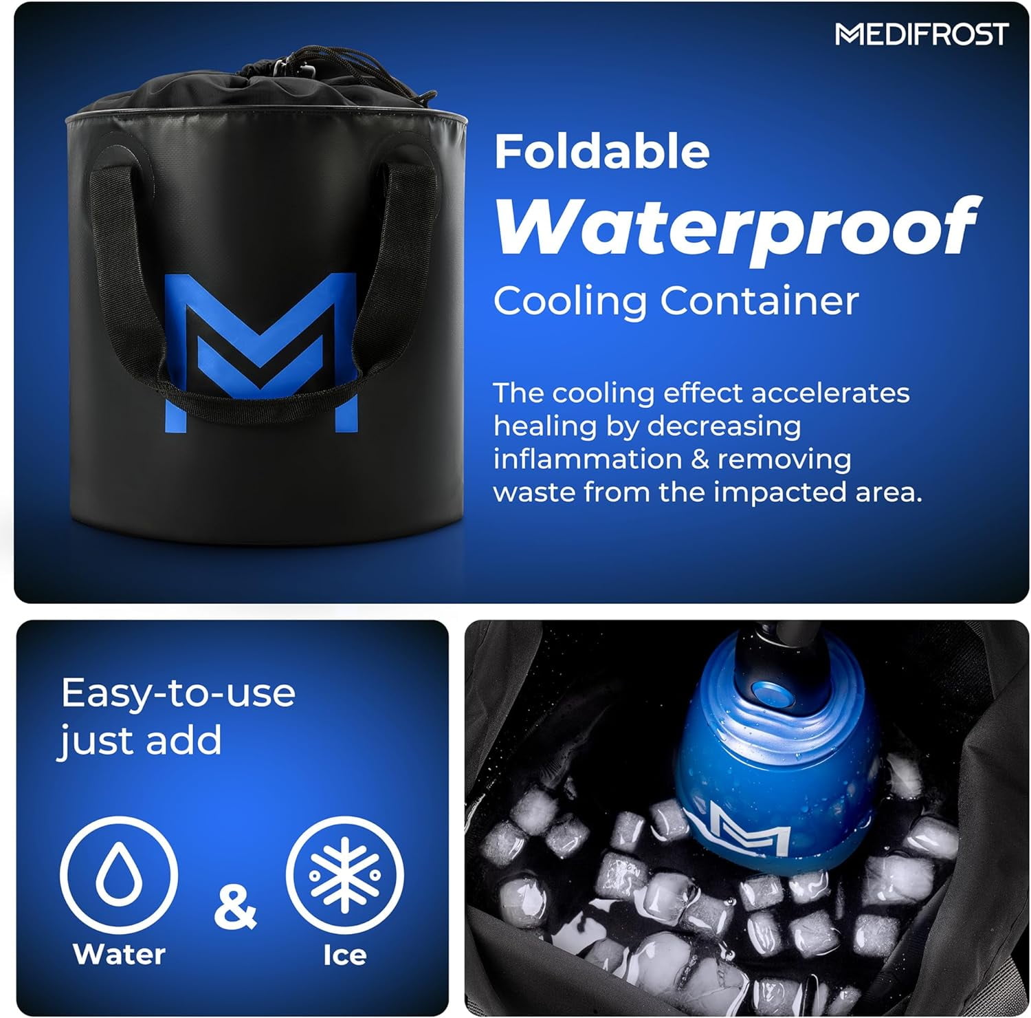 REATHLETE Medifrost Adjustable Knee and Shoulder Pad & Cold Therapy Machine for Post-Surgery