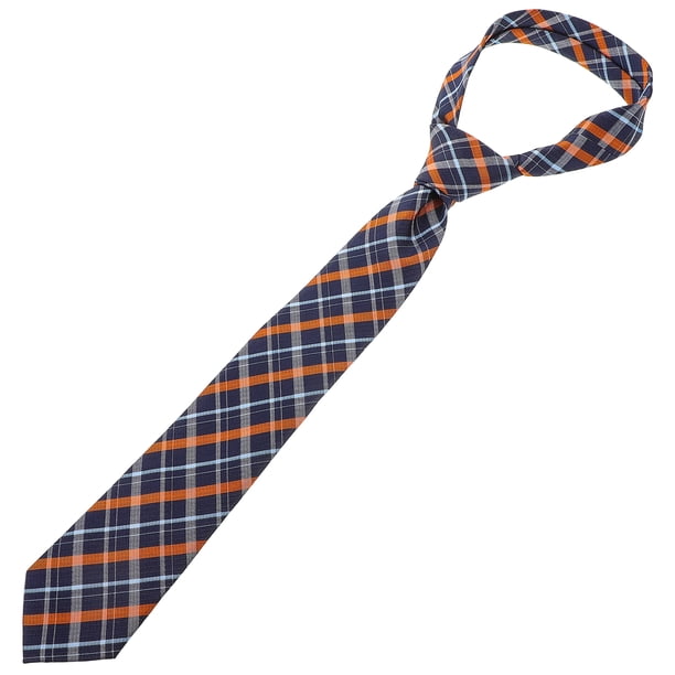 Corbatas para hombre, estilo inglés, a cuadros, para traje de negocios, de poliéster, cómodas, para bodas y reuniones