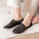 thumbnail image 5 of Calcetines náuticos de seda de hielo ultrafinos Calcetines náuticos para hombre Fondo de algodón Malla Boca baja Silicona Antideslizante Talón resistente Calcetines invisibles Desodorante de humedad, 5 of 6