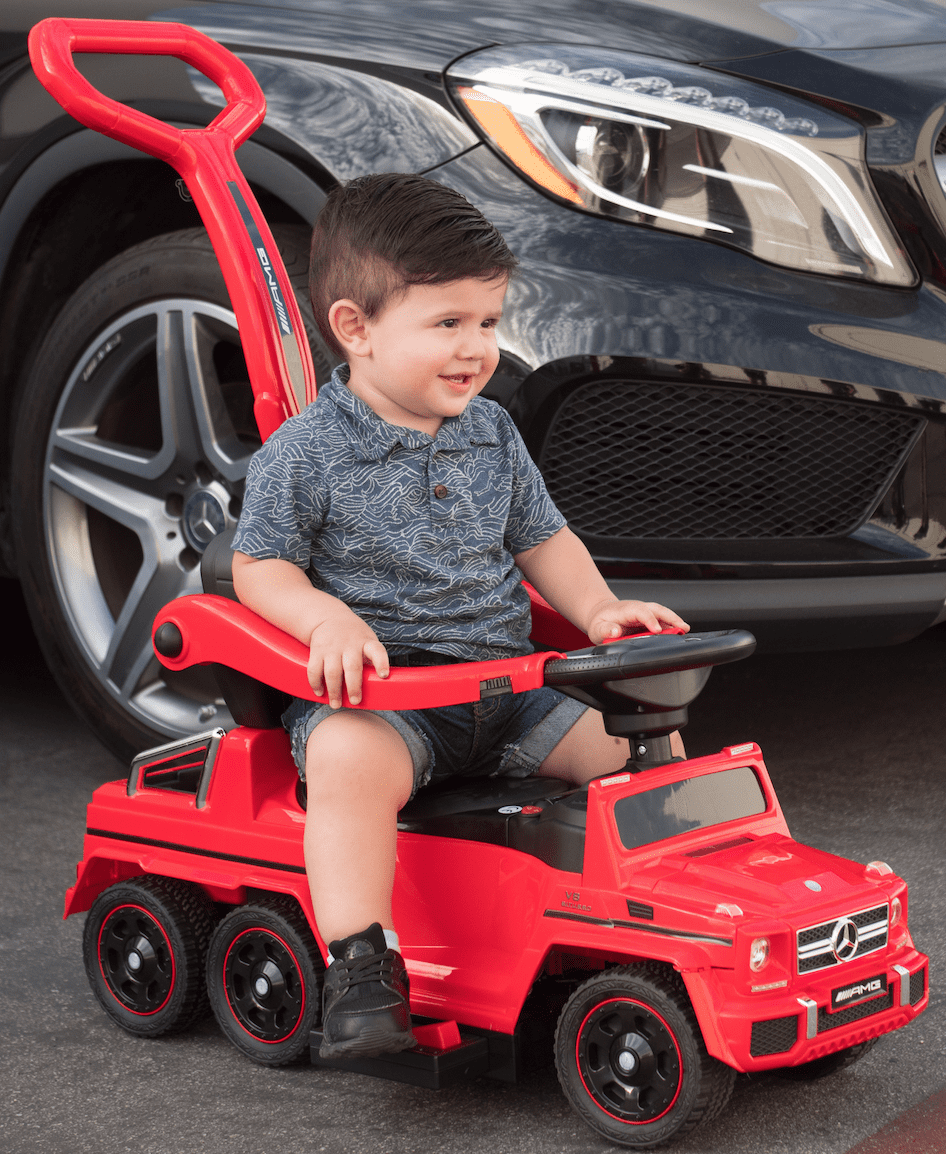 2 seater push along car