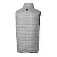 thumbnail image 3 of Men's-Cutter & Buck  Gray Houston Dynamo FC Big & Tall Rainier PrimaLoft Eco Insulated Full-Zip Puffer Vest, 3 of 3