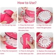 thumbnail image 5 of Trousse de Coiffage avec 180 Gemmes pour Cheveux, Machine à Gemmes Bling, Tampon pour Gemmes pour Cheveux, Outil de Coiffage Charmant Bling pour Filles et Enfants, 5 of 5