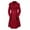 Red, variant on Babysbule Winter Jackets for Women Women Faux Wool Warm Slim Coat Jacket Thick-Parka Overcoat Long Winter Outwear