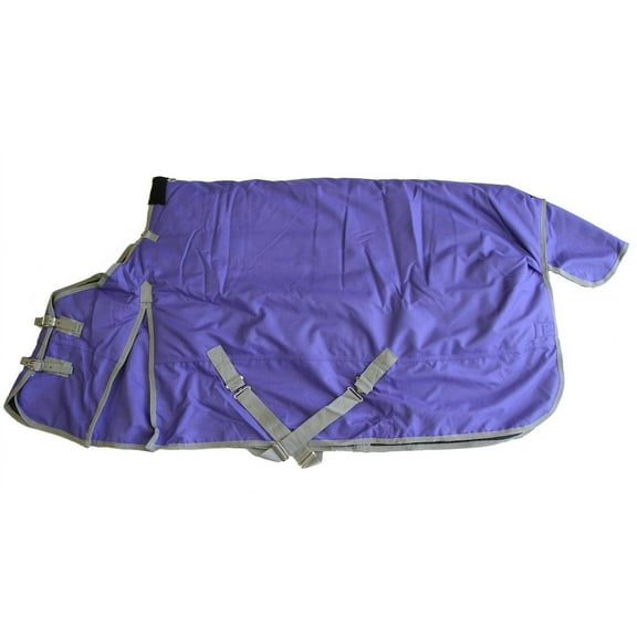 AJ Tack 1200D Waterproof Turnout Horse Blanket 400g - Purple 76"