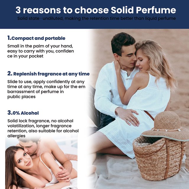 Perfume de coqueteo portátil Bálsamo fresco de seducción para adultos de larga duración para citas Sywqhk Cuidado Belleza
