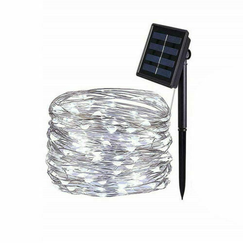 Details about   Durable 200 Led Solar/Battery Powered String Lights Fairy Lamp Garden Party Wh 