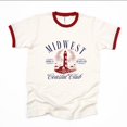 thumbnail image 6 of Midwest Coastal Club - Women's Ringer Tee, 6 of 8